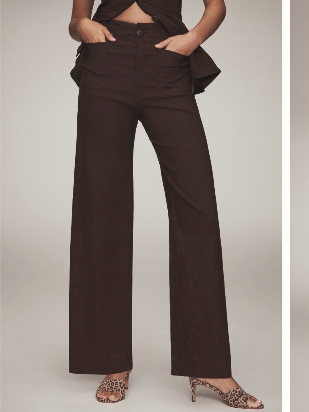 Colette Magic Fabric Full-Length Pants by Maeve Anthropologie - Picture 1 of 3